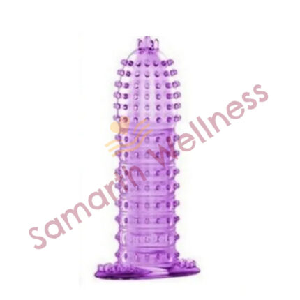 Crystal Dotted Condom Reusable Sleeve