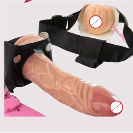 Samarth Wellness 7 Inch Vibrating Hollow Strap On Dildo for Men