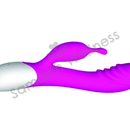 Samarth Wellness USB-Rechargeable-Waterproof-Rabbit-Vibrator-for-Women